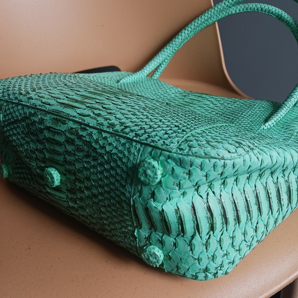 NWT Nancy Gonzalez Genuine Python Bivittatus Shou… - image 13